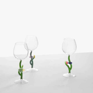 Ichendorf Marine Garden stemmed glass green fish by Alessandra Baldereschi - Buy now on ShopDecor - Discover the best products by ICHENDORF design