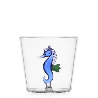 Ichendorf Marine Garden tumbler by Alessandra Baldereschi Seahorse Blue - Buy now on ShopDecor - Discover the best products by ICHENDORF design