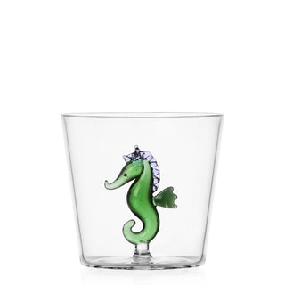 Ichendorf Marine Garden tumbler by Alessandra Baldereschi Seahorse Green - Buy now on ShopDecor - Discover the best products by ICHENDORF design