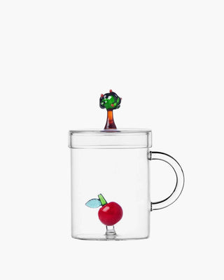 Ichendorf Red Apple mug with lid apple-apple tree by Alessandra Baldereschi - Buy now on ShopDecor - Discover the best products by ICHENDORF design