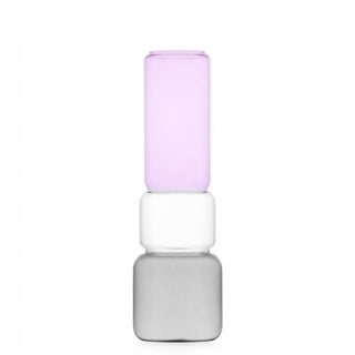Ichendorf Revolve flower vase Ichendorf Pink Transparent Grey - Buy now on ShopDecor - Discover the best products by ICHENDORF design