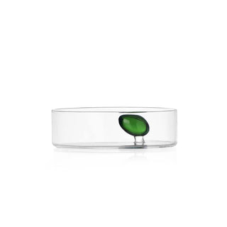 Ichendorf Travasi clear little bowl with green olive by Astrid Luglio - Buy now on ShopDecor - Discover the best products by ICHENDORF design