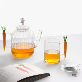 Ichendorf Vegetables mug with lid carrot by Alessandra Baldereschi - Buy now on ShopDecor - Discover the best products by ICHENDORF design