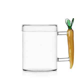 Ichendorf Vegetables mug with lid Ichendorf Carrot - Buy now on ShopDecor - Discover the best products by ICHENDORF design