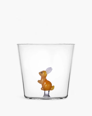 Ichendorf Woodland Tales tumbler by Alessandra Baldereschi Rabbit Amber - Buy now on ShopDecor - Discover the best products by ICHENDORF design