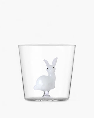 Ichendorf Woodland Tales tumbler by Alessandra Baldereschi Rabbit White - Buy now on ShopDecor - Discover the best products by ICHENDORF design