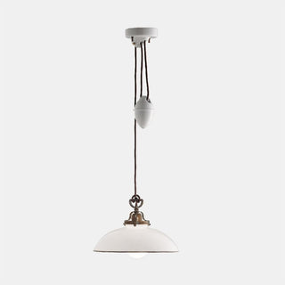 Il Fanale Country Saliscendi Ceramica piccola pendant lamp - Buy now on ShopDecor - Discover the best products by IL FANALE design