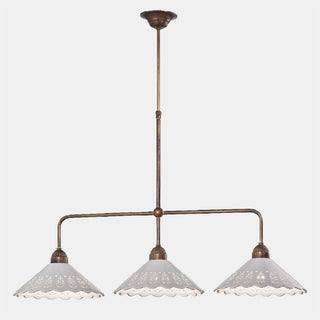 Il Fanale Fior Di Pizzo Lampadario 3 Luci pendant lamp - Ceramic - Buy now on ShopDecor - Discover the best products by IL FANALE design