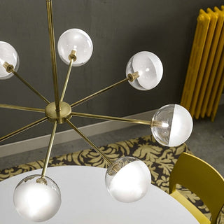 Il Fanale Molecole Sospensione 8 Luci pendant lamp - Brass - Buy now on ShopDecor - Discover the best products by IL FANALE design