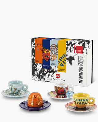 Illy Art Collection Biennale 2026 set 4 espresso coffee cups