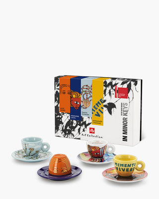 Illy Art Collection Biennale 2026 set 4 cappuccino cups