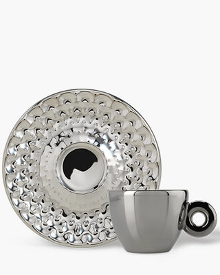 Illy Art Collection John Armleder set 4 espresso coffee cups