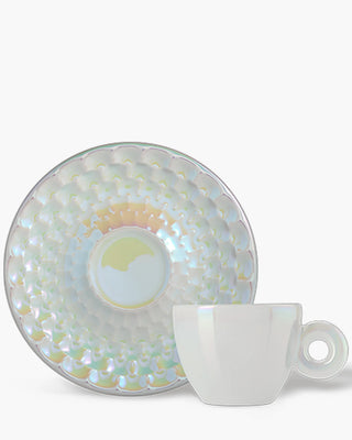 Illy Art Collection John Armleder set 4 espresso coffee cups