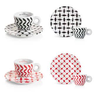 Illy Art Collection Mona Hatoum set 2 cappuccino cups - Buy now on ShopDecor - Discover the best products by ILLY design