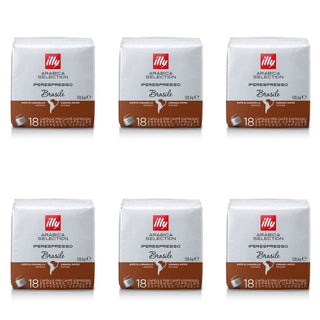 Illy set 6 packs iperespresso capsules coffee Arabica Selection Brasile 18 pz. - Buy now on ShopDecor - Discover the best products by ILLY design