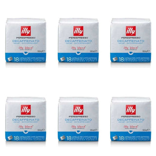 Illy set 6 packs iperespresso capsules coffee decaffeinated 18 pz. - Buy now on ShopDecor - Discover the best products by ILLY design