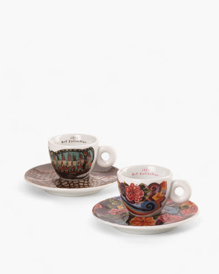 Illy Art Collection Biennale 2024 set 2 espresso cups - designed by MAHKU & Paula Nicho - Buy now on ShopDecor - Discover the best products by ILLY design