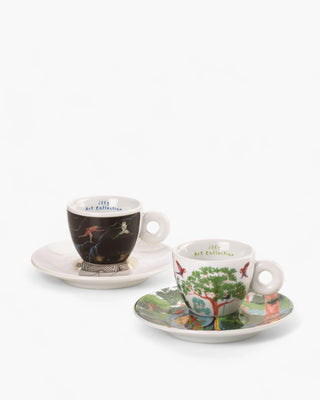 Illy Art Collection Biennale 2024 set 2 espresso cups - designed by Aycoobo & Rember Yahuarcani - Buy now on ShopDecor - Discover the best products by ILLY design