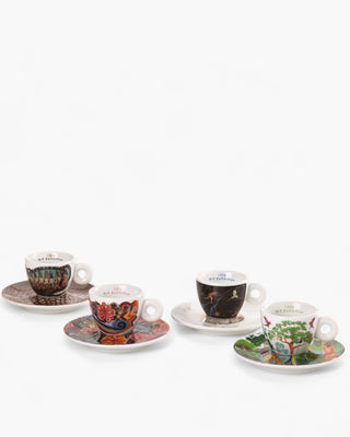 Illy Art Collection Biennale 2024 set 4 espresso cups - designed by Aycoobo, MAHKU, Paula Nicho e Rember Yahuarcani - Buy now on ShopDecor - Discover the best products by ILLY design