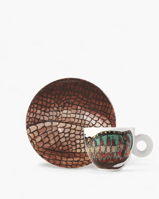 Illy Art Collection Biennale 2024 set 2 cappuccino cups - MAHKU & Paula Nicho - Buy now on ShopDecor - Discover the best products by ILLY design