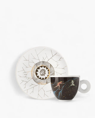 Illy Art Collection Biennale 2024 set 2 cappuccino cups - Aycoobo & Rember Yahuarcani - Buy now on ShopDecor - Discover the best products by ILLY design