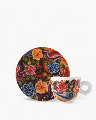 Illy Art Collection Biennale 2024 set 2 cappuccino cups - MAHKU & Paula Nicho - Buy now on ShopDecor - Discover the best products by ILLY design