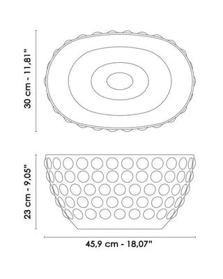 Italesse Bolle Bowl champagne bucket clear
