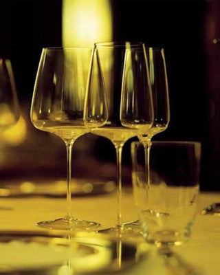 Italesse Etoilé Blanc 套裝 6 個白葡萄酒高腳杯 cc。 570 透明玻璃