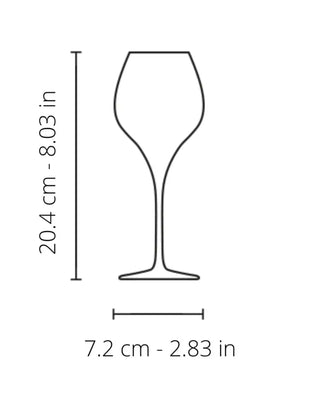 Italesse Masterclass 22S 套裝 6 支帶腳玻璃杯 cc. 230