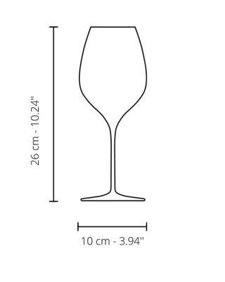 Italesse Masterclass 70 套裝 6 高腳杯白酒 cc。 720 透明玻璃