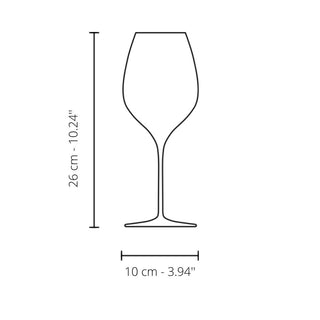 Italesse Masterclass 70 set 6 stemmed glasses white wine cc. 720 in clear glass - Buy now on ShopDecor - Discover the best products by ITALESSE design