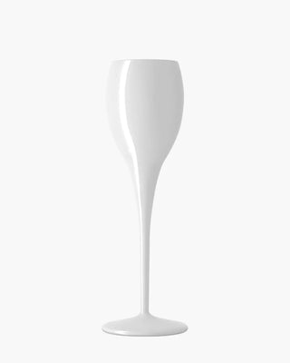 Italesse Privé 海灘長笛套裝 6 個香檳長笛 cc。 130聚碳酸酯