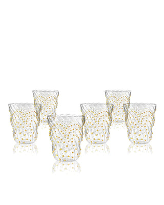 Italesse Pua Tumbler set 6 cc. 370 in clear glass