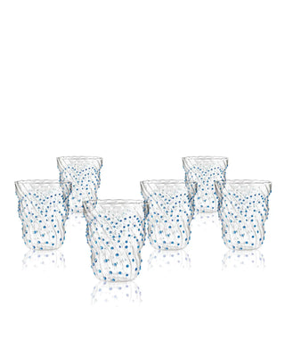 Italesse Pua Tumbler set 6 cc. 370 in clear glass