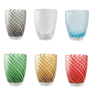 Italesse Vertigo Tumbler Mix set 6 glasses cc. 380 color mix - Buy now on ShopDecor - Discover the best products by ITALESSE design