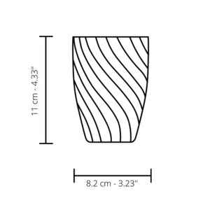 Italesse Vertigo Tumbler Mix set 6 glasses cc. 380 color mix - Buy now on ShopDecor - Discover the best products by ITALESSE design