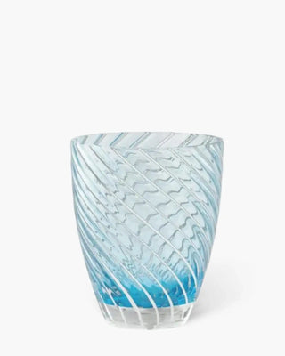 Italesse Vertigo Tumbler set 6 cc. 380 in colored glass Blue - Buy now on ShopDecor - Discover the best products by ITALESSE design