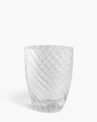 Italesse Vertigo Tumbler set 6 cc. 380 in colored glass White Transparent - Buy now on ShopDecor - Discover the best products by ITALESSE design