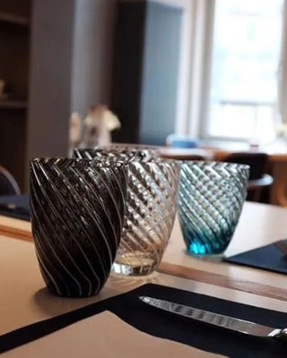 Italesse Vertigo Tumbler set 6 cc. 380 in colored glass - Buy now on ShopDecor - Discover the best products by ITALESSE design