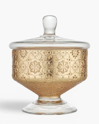 Ivv Arabesque glass chocolates holder with gold leaf decoration Gold h 20 cm - Buy now on ShopDecor - Discover the best products by IVV design