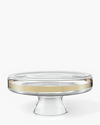 Ivv Avenue Gold glass cake stand with gold band ø 30 cm - Buy now on ShopDecor - Discover the best products by IVV design