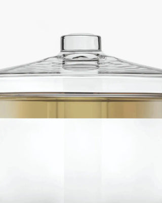 Ivv Avenue Gold glass jar with gold band and lid - Buy now on ShopDecor - Discover the best products by IVV design