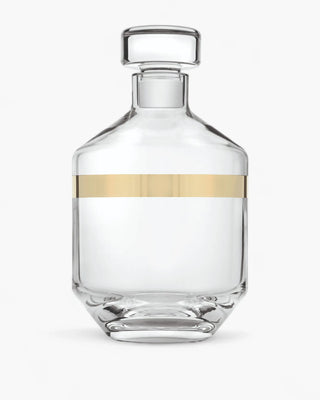 Ivv Avenue Gold liquor bottle with gold band stopper 0.9 l - 30.4 oz - Buy now on ShopDecor - Discover the best products by IVV design