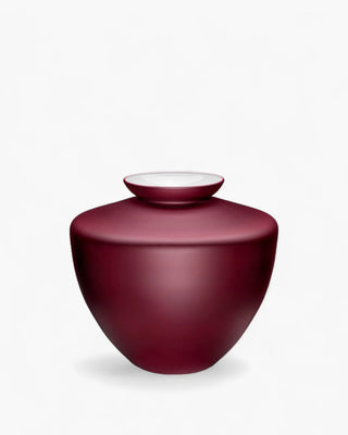 Ivv Capalbio 52 vase burgundy satin h 21.8 cm - h 8.5 in - Buy now on ShopDecor - Discover the best products by IVV design