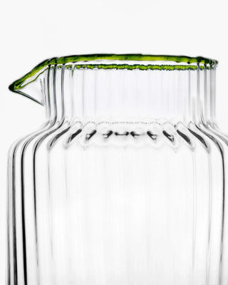 Ivv Dudu da pticher with handle in optic clear glass 1.25 l - 42.27 oz - Buy now on ShopDecor - Discover the best products by IVV design