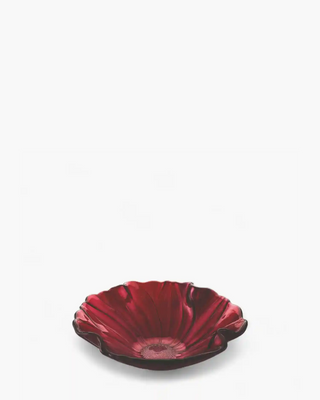 Ivv Magnolia glass bowl Burgundy ø 19 cm - Buy now on ShopDecor - Discover the best products by IVV design