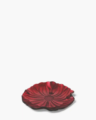 Ivv Magnolia glass dish Burgundy ø 22 cm - Buy now on ShopDecor - Discover the best products by IVV design