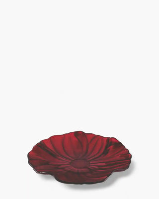 Ivv Magnolia glass dish Burgundy ø 28 cm - Buy now on ShopDecor - Discover the best products by IVV design