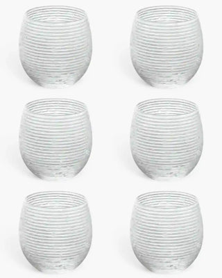 Ivv Multicolor set 6 glass tumblers Transparent - Buy now on ShopDecor - Discover the best products by IVV design