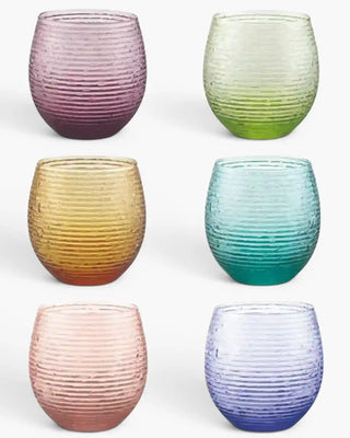 Ivv Multicolor set 6 glass tumblers Multicolour - Buy now on ShopDecor - Discover the best products by IVV design